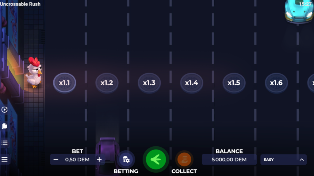 Jeu de casino Uncrossable Rush
